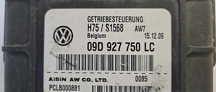 09D 927 750 LC VW Touareg 2007-2010 TCM transmission computer