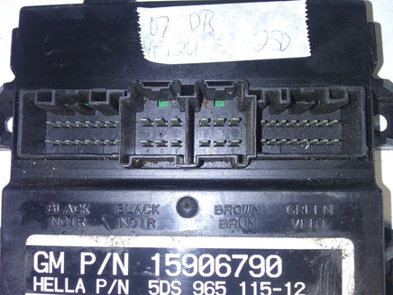 15906790 seat control module 2007 Cadillac CTS