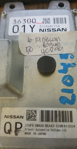 310F6 6MA0A Nissan Rogue 2016-2019 tcm transmission computer