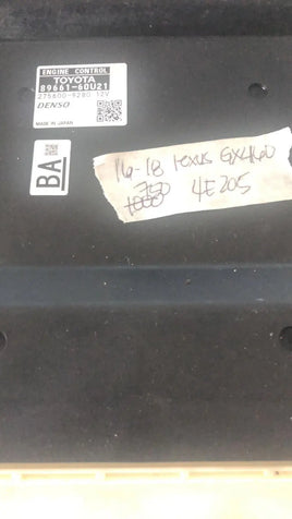2016-2018 Lexus GX460 ecm ecu computer 89661-60U21