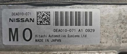 DEA010-071 Nissan Juke 2011 ecm ecu computer