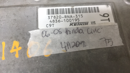 37820-RNA-315 Honda Civic 2006-2008 ecm computer