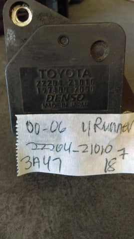2000-2006 Scion tC Toyota 4Runner mass air flow airflow sensor 22204-21010