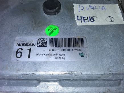 MEC901-930 ecm ecu computer  2012 Nissan Versa