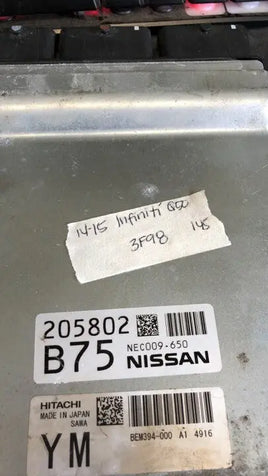NEC009-650 Infiniti Q50 2014-2015 ecm ecu computer