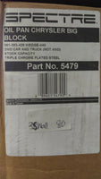 Spectre 5479 chrome Oil Pan *New* fits Chrysler Big Block & 2WD Car and Truck