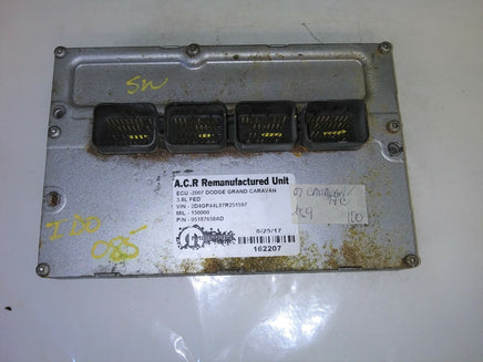 2007 Dodge Caravan or T&C ecm ecu computer 05187658AD