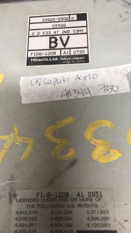 33920-55GQ2 Suzuki Aerio 2002 ecu ecm computer