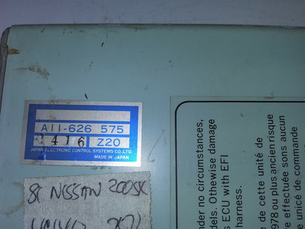 A11-626 575 ecm ecu computer 1981 Nissan 200SX