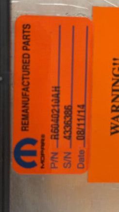R6040210AH Dodge Ram Pickup 2002  ecm ecu computer  **REMAN**