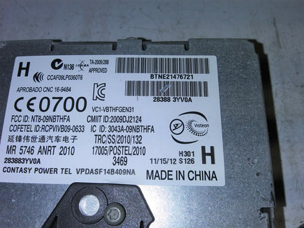 28388 3YV0A Nissan Juke  2013-2014 bluetooth blue tooth adapter module