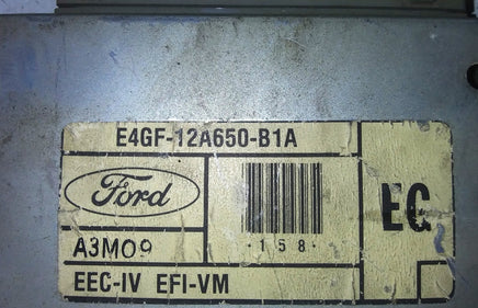 E4GF-12A650-B1A ecu ecm computer 1984-1985 Ford Escort