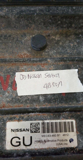 2005 Nissan Sentra ecu ecm computer MEC63-460 - Swan Auto