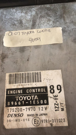 89661-1E500 ecm ecu computer Toyota
