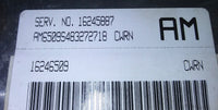 16246509 ecm ecu computer 1999-2001 Daewoo Leganza