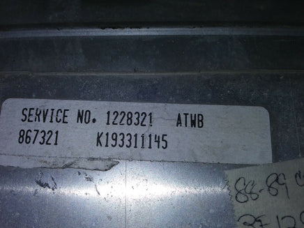 1228321 ECM ECU computer 1988-1990 Chevy Cavalier, Beretta or Pontiac Sunbird