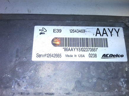 12643469 ECM ECU computer 2011 Buick Regal TESTED GOOD