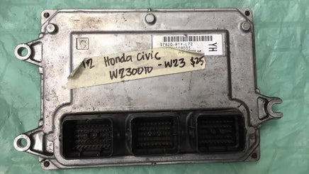 37820-R1Y-L72 Honda Civic 2012 ECM ECU computer