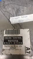 89661-07470 Toyota Avalon ECM ECU computer 2007