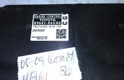 89661-06G40 Toyota Camry 2008-2009 ecu ecm computer