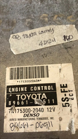 89661-06511 Toyota Camry 1998 ecu ecm computer