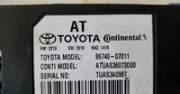 2019-2021 Toyota Avalon tranceiver module 86740-07011