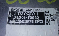 89661-16622 ecm ecu computer 1998-1999 Toyota Tercel - Swan Auto