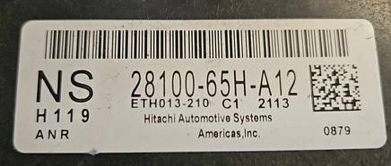 28100-65H-A12 Honda Civic 2022-2023 tcm transmission computer