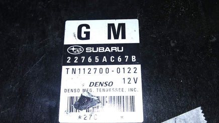 22765AC67B ecu ecm computer 2012 Subaru Legacy