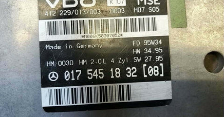 017 545 18 32 Mercedes E-Class 1995-2002 ecm ecu computer