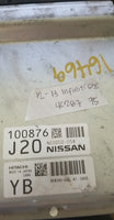 NEC021-609 Infiniti G37 2012-2017 ecm ecu computer