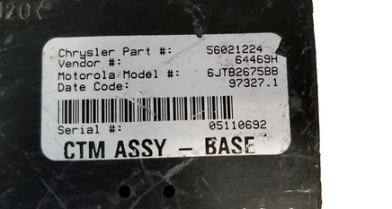 56021224  Dodge Dakota  ecm ecu computer 1997-1999
