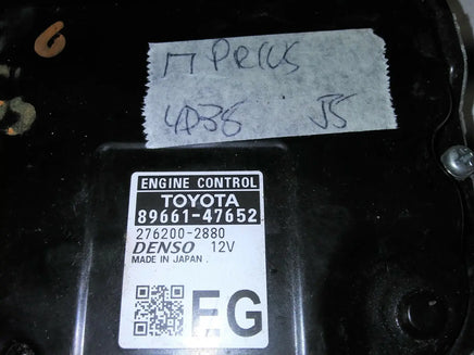 89661-47652 Toyota Prius 2017-2018 ecu ecm computer