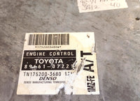 89661-07221 ecu ecm computer 1998-1999 Toyota Avalon