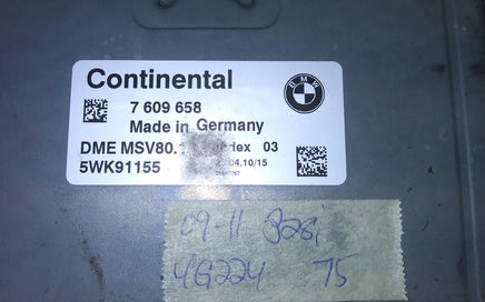 7 609 658 ecm ecu computer 2009-2011 BMW 328i 328