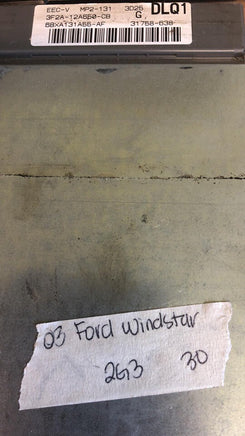 3F2A-12A650-CB Ford Windstar 2003 ecm ecu computer  **TESTED**