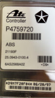04759720 Dodge Intrepid, Chrysler Concorde or Vision 1997 ABS Module  **NEW OEM*