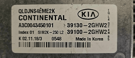 39130-2GHW2 ecm ecu computer 2019 Kia Sportage - Swan Auto