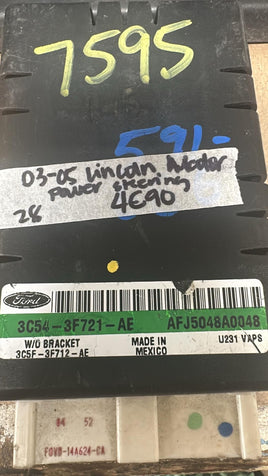 3C54-3F721-AE Lincoln Aviator Power steering control module 2003-2005