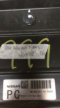 MEC84-021 Nissan Titan ecm ecu computer 2006
