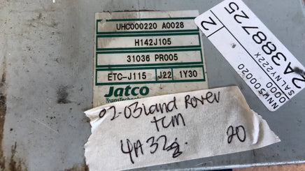 31036 PR005 Land Rover Freelander  2002-2003 tcm transmission computer