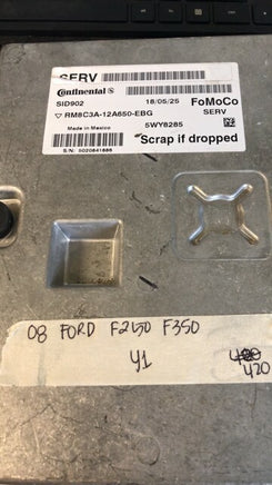 RM8C3A-12A650-EBG Ford F250 orF350 2008 ecm ecu computer 8C3A-12A650-EBG