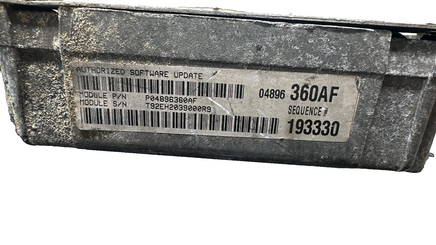 P04896360AF Dodge Intrepid or Concorde 2000 ECM ecu computer