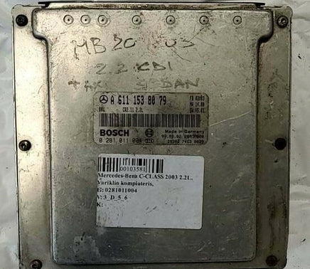 Mercedes C200 ecm ecu computer A 611 153 80 79