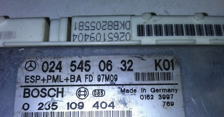 024 545 06 32 abs control module 1996-1999 Mercedes-Benz E300