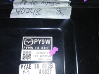 PY9W 18 881 ecm ecu computer  2017-2018 Mazda 3 Mazda3