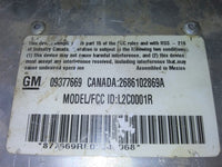 09377669 Cadillac Catera 1999-2001  bcm body control module