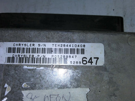 P05269647 Dodge Neon 1995 ecm ecu computer