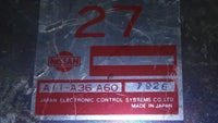 A11-A36 A60 ecm ecu computer 1988-1989 Nissan Pulsar