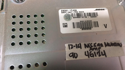 28061 1TJ0A Nissan Murano 2012-2014 Amplifier computer